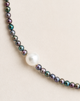 Peacock Pearl Strand Necklace