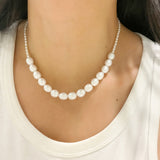 Large Oval Pearl Necklace