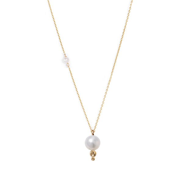 Graduating Pearl Gold Necklace