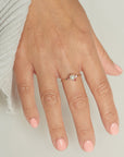 Pearl Gemstone Cluster Ring
