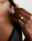 Gold Bubble Pearl Ring