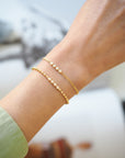 Quartet Lab Diamond Gourmet Chain Bracelet