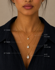 Pear Lab Diamond Pendant