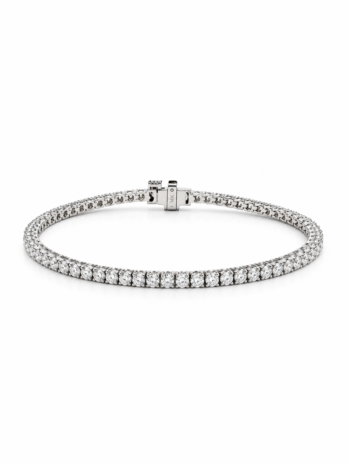 3ct Round Lab Diamond Tennis Bracelet