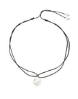Petal Pearl Adjustable Cord Necklace