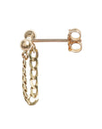 Baby Dumbell Chain Earrings
