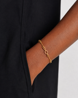 Interlock Link Chain Bracelet