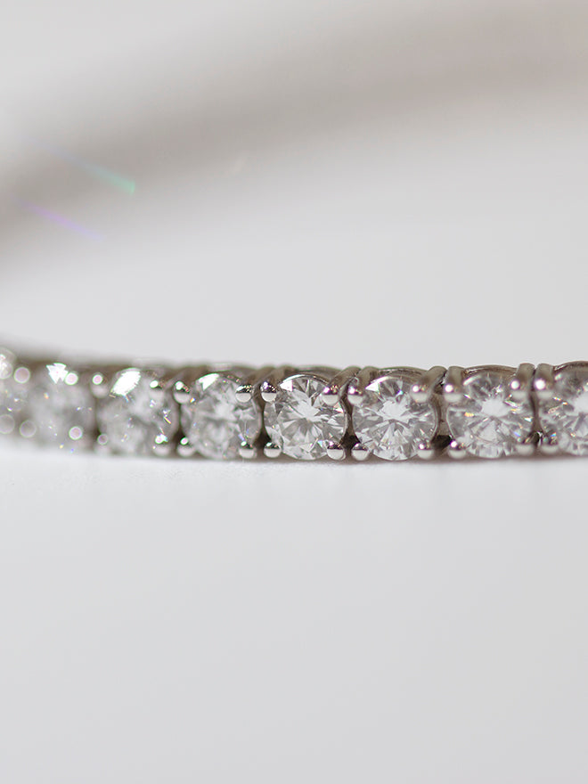 Lab Diamond Tennis Bracelet Medium