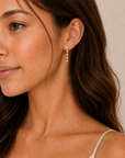 Linear Lab Diamond Earrings