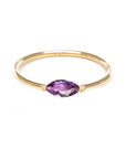 Marquise Gemstone Ring