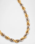 18K Platinum Rope Chain Bracelet