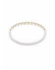 18K Infinite Pearl Bypass Shimmer Cuff