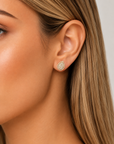 18K Pear Soleil Diamond Earrings