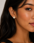18K Pear Soleil Diamond Earrings