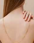 18K Long Shimmer Necklace