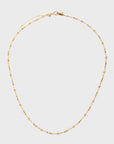 18K Flower Bead Necklace