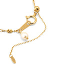 18K Flower Bead Necklace
