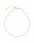 18K Shimmer Wave Necklace