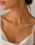 18K Shimmer Wave Necklace