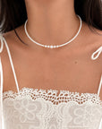 18K Infinite Pearl Graduated Choker