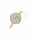 18K Petite Soleil Diamond Ring