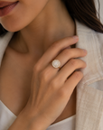 18K Grande Soleil Diamond Ring