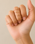 18K Shimmer Wrap Ring