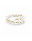 18K Infinite Pearl Bypass Wrap Ring
