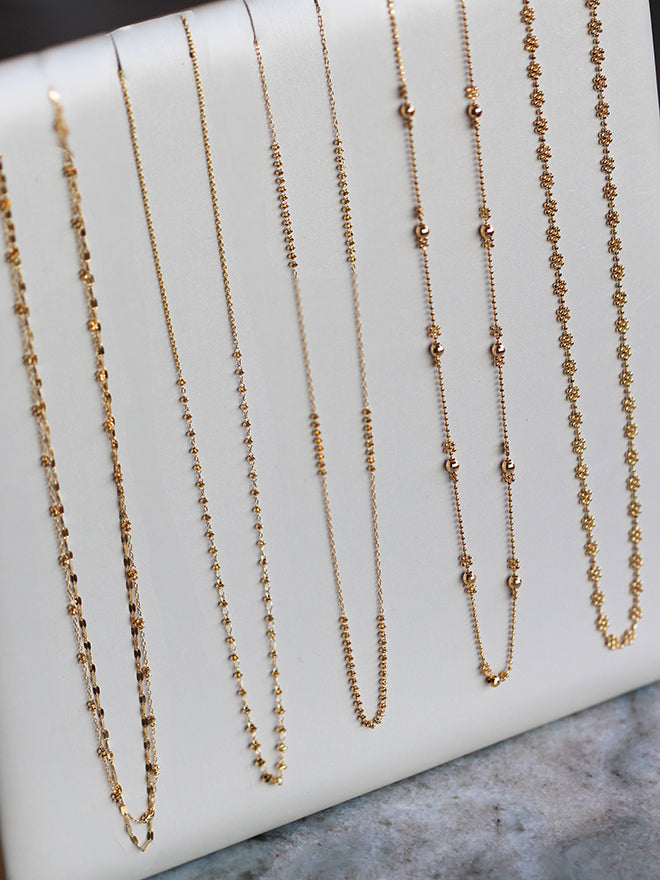 18K Flower Necklace – POPPY FINCH