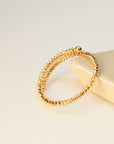 18K Shimmer Bypass Ring