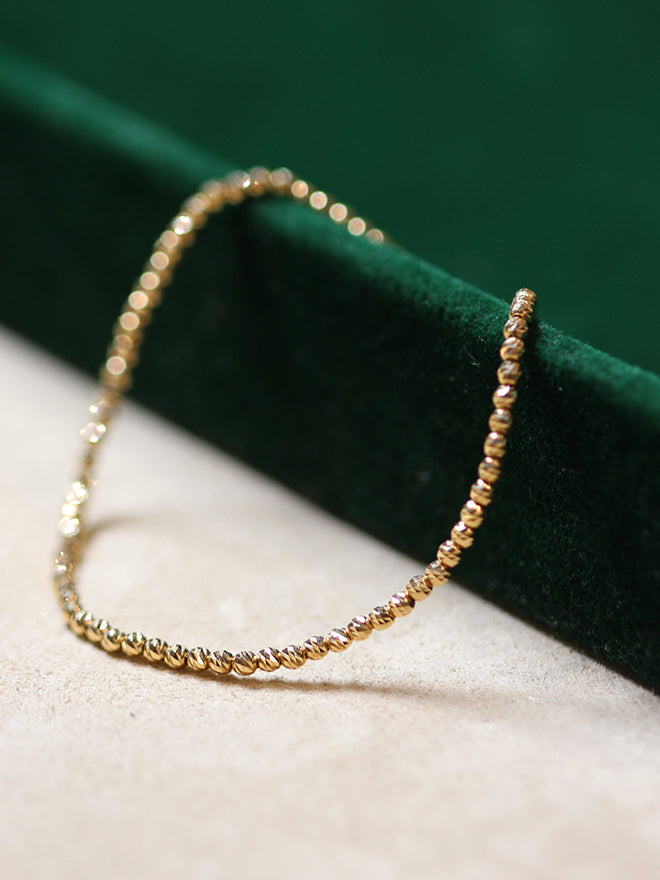 18K Bead All Around Bracelet