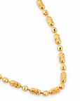 18K Alternate Bead Bracelet