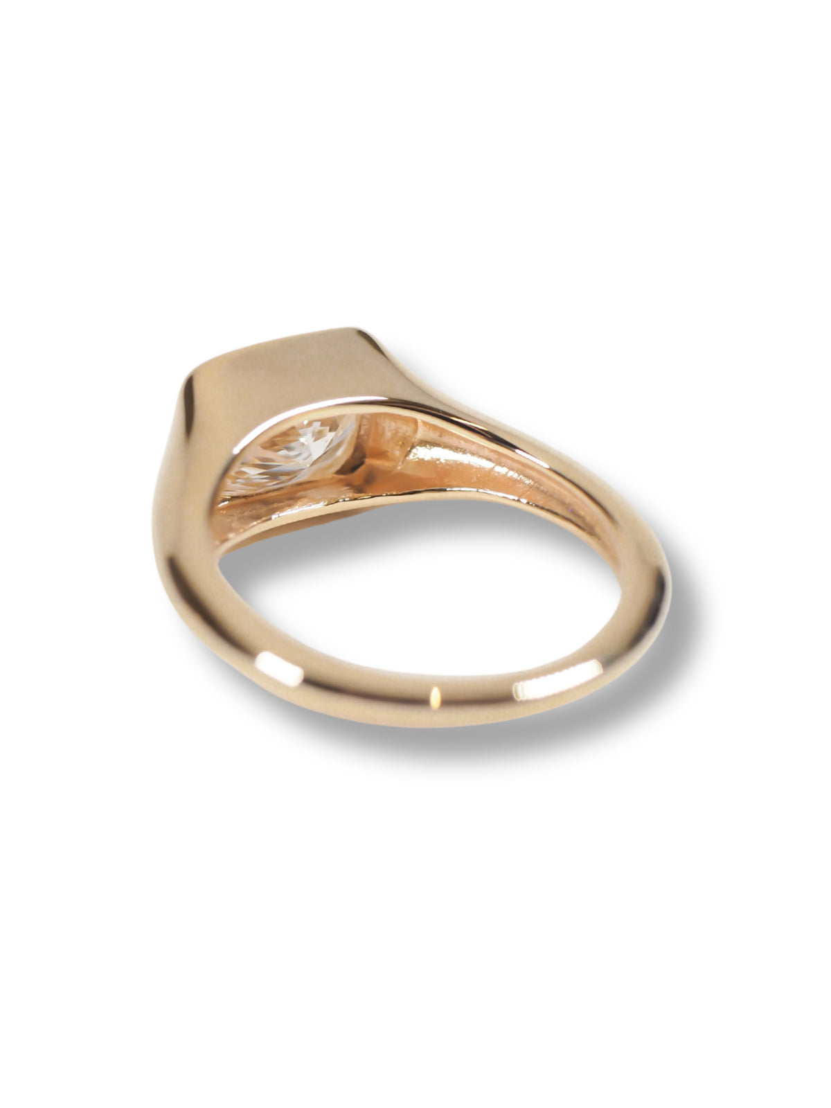 Aras Diamond Signet Ring – POPPY FINCH