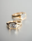 Aras Diamond Signet Ring