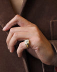 Bela Diamond Signet Ring