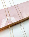 Petite Box Chain Necklace