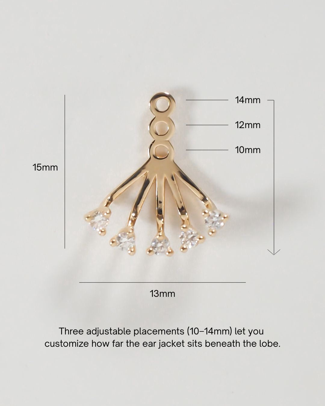 Five Diamond Earring Jackets