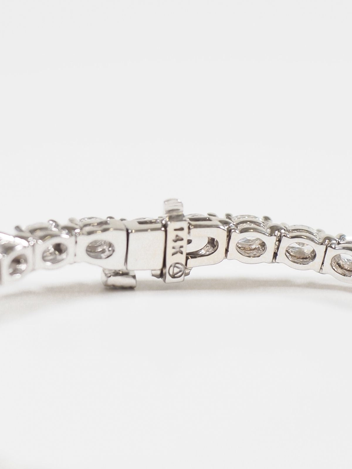 East-West Oval Lab Diamond Tennis Bracelet