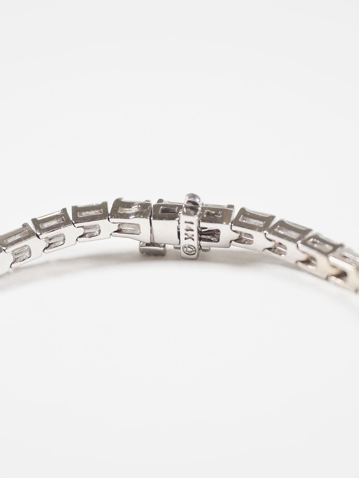 Emerald Cut Lab Diamond Tennis Bracelet