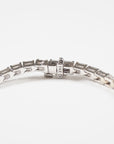 Emerald Cut Lab Diamond Tennis Bracelet