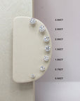 Round Lab Diamond Solitaire Studs