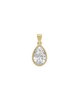Pear Lab Diamond Pendant