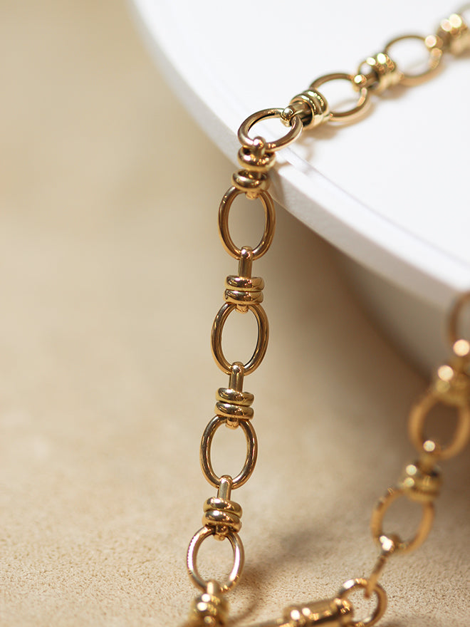 Large Oval Link Chain with Swivel & Charm Clasp – POPPY FINCH