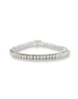 Oval Lab Diamond Tennis Bracelet
