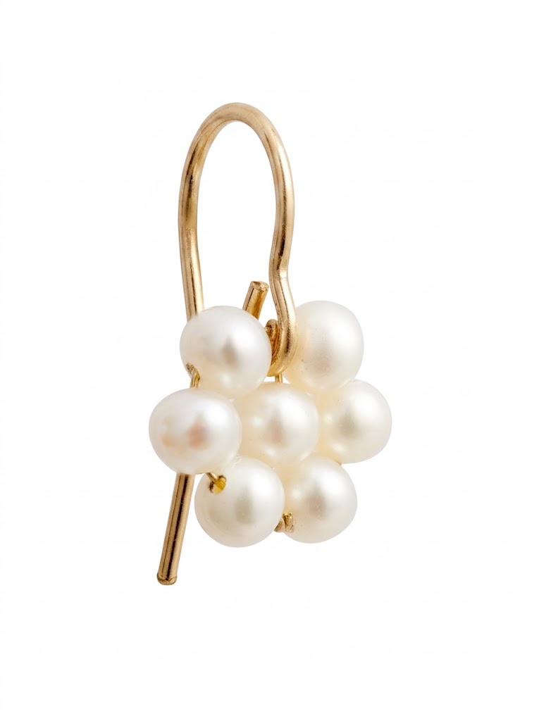 Pearl Flower Earrings
