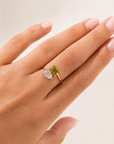 Toi et Moi Diamond & Gemstone Ring