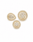 18K Grande Soleil Diamond Earrings