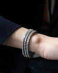 Oval Lab Diamond Tennis Bracelet