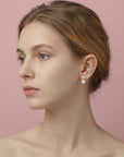 Double Pearl Earrings