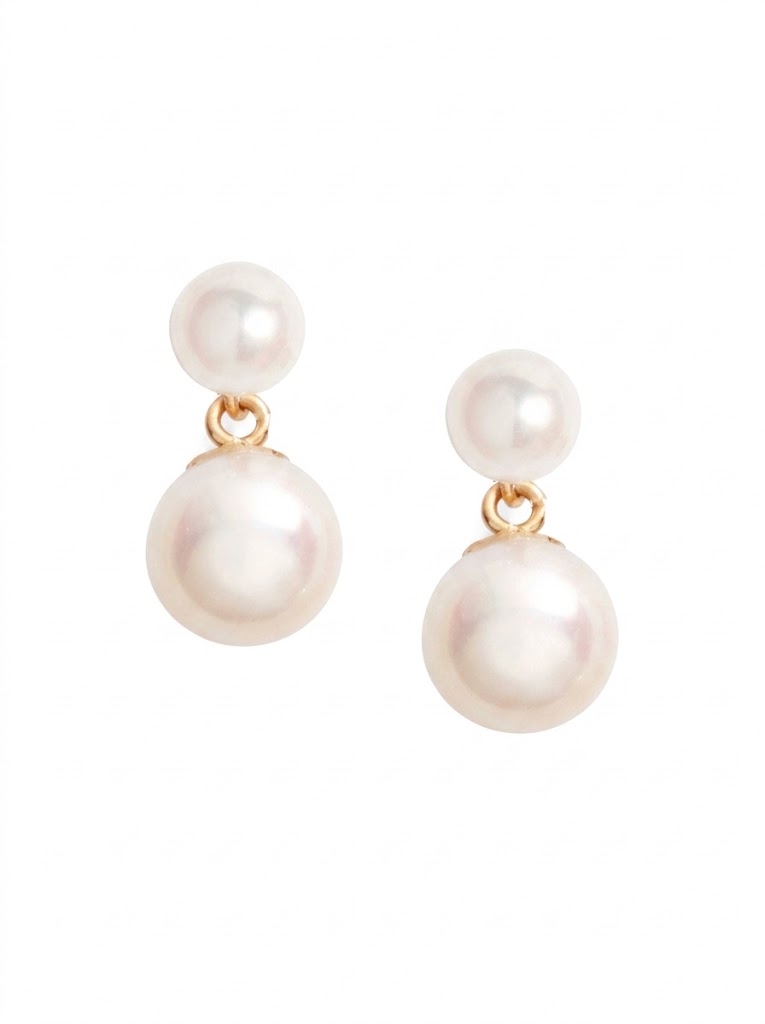 Double Pearl Earrings